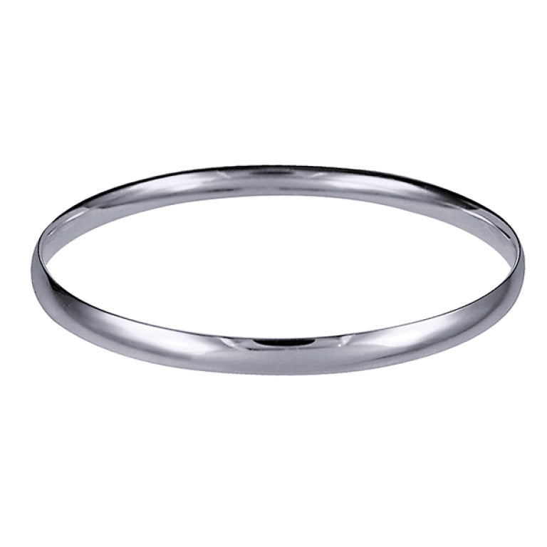 Silver 5.5MM X 60MM Comfort Fit Bangle