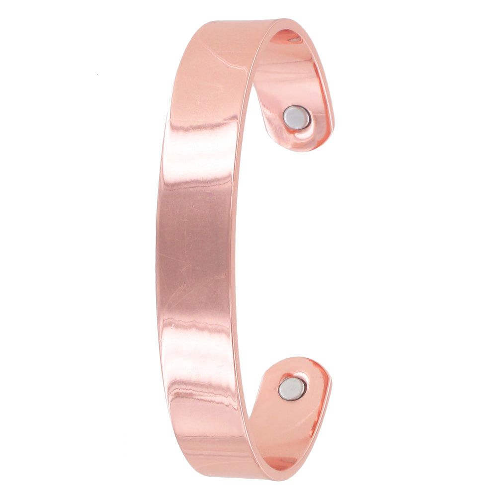 Copper Polished Wide Bangle
