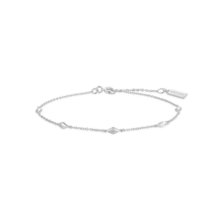 Ania Haie Silver Multi Rhombus CZ Bracelet