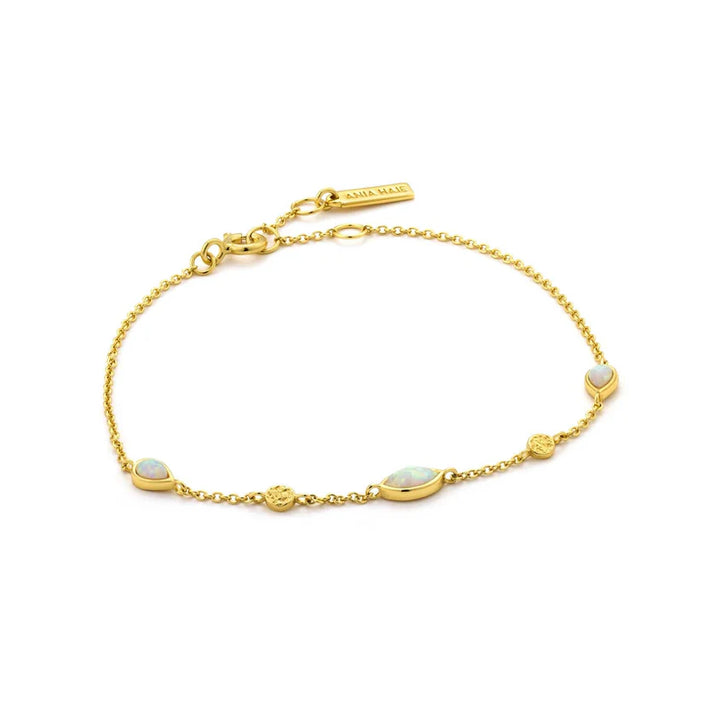Ania Haie YG Plated Opal Bracelet