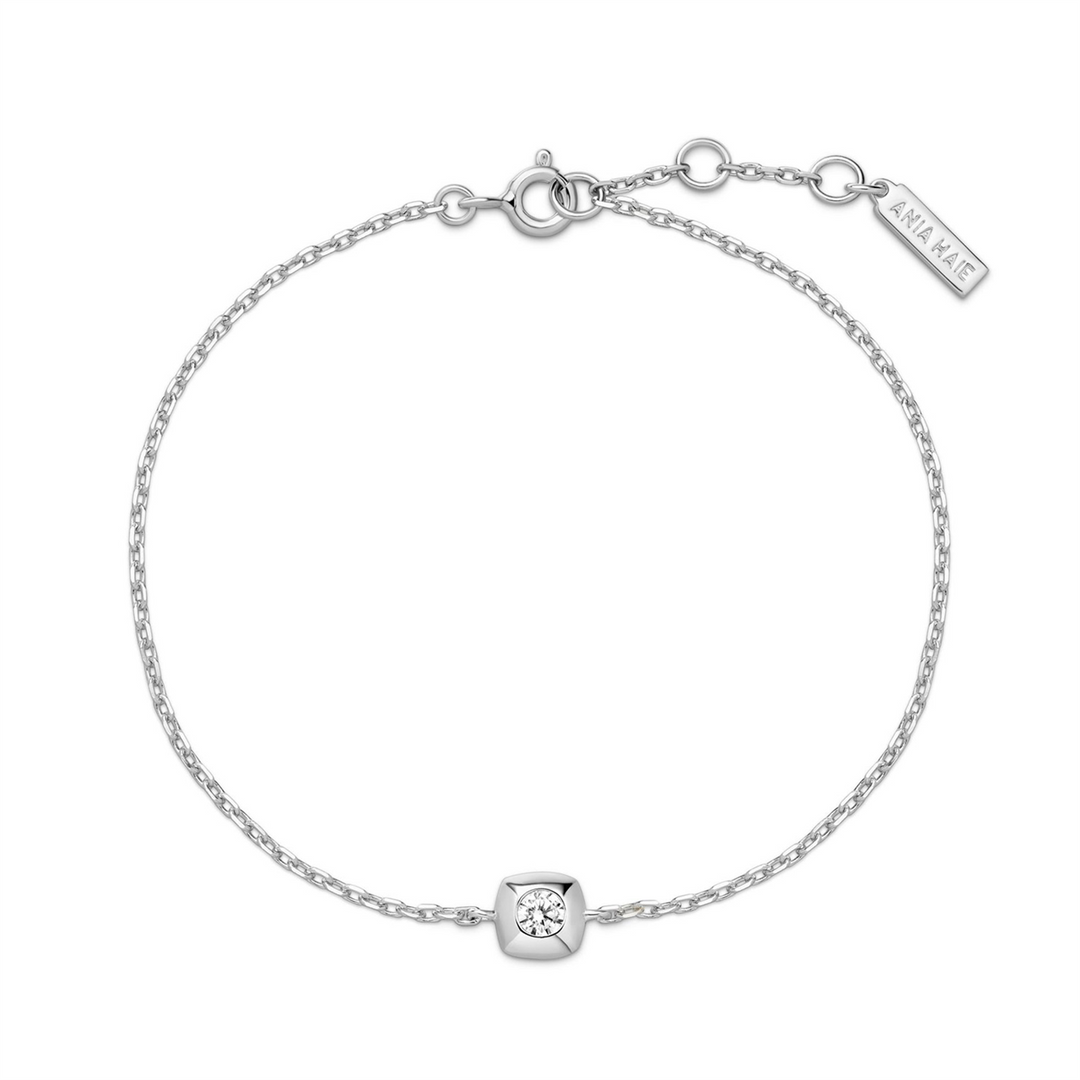 Ania Haie Silver Bezel CZ Bracelet