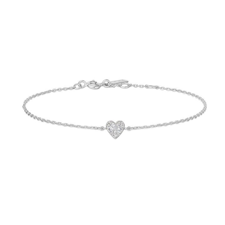 Ania Haie Silver CZ Heart Bracelet