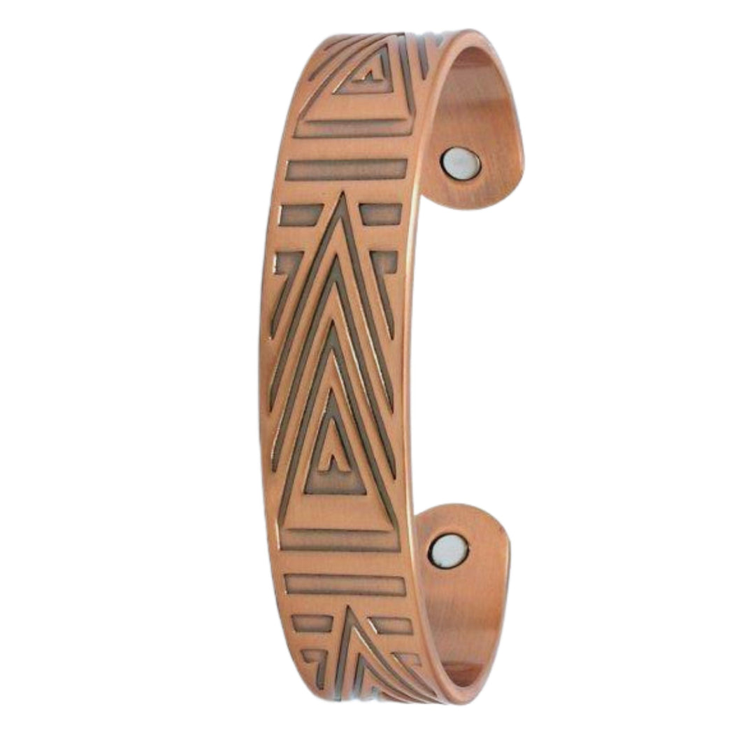 AZTEC COPPER BANGLE - UNISEX