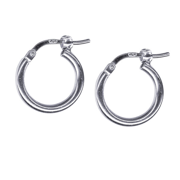 Silver 10MM Hoops