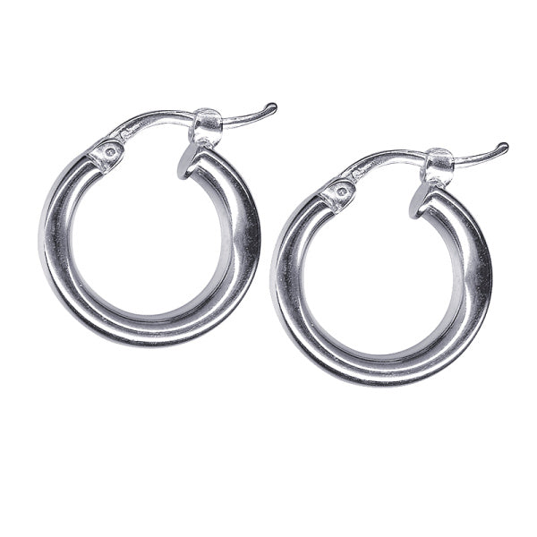 Silver 10MM Hoops