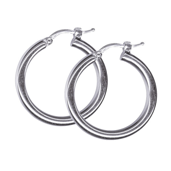 Silver 20MM Hoops