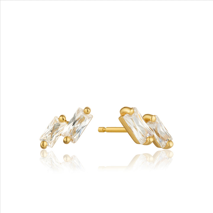 Ania Haie Glow Stud Earrings - Gold Plated