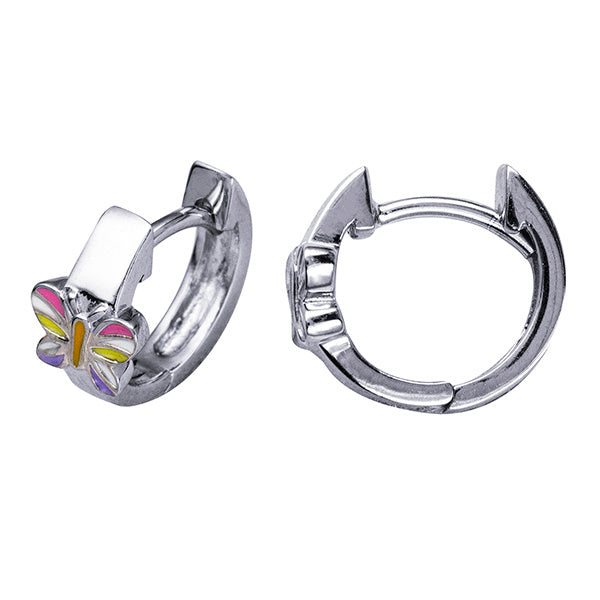 Silver Butterfly Huggies