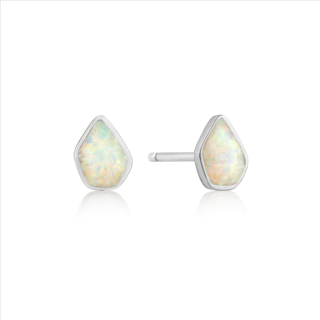 Ania Haie S/Silver #9 Mineral Opal Colour Stud Earrings