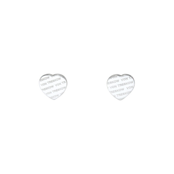 Von Treskow Silver Heart Studs