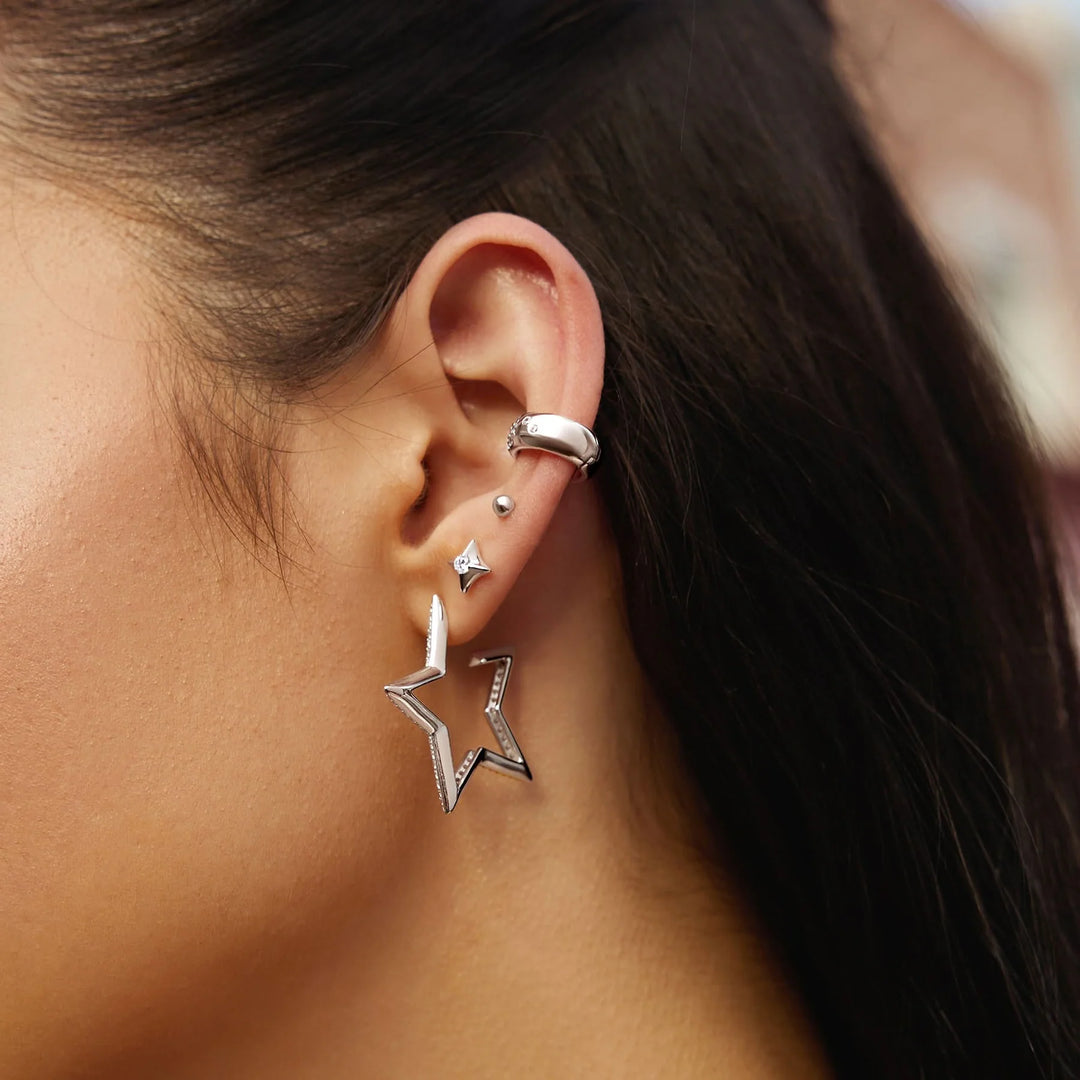 Ania Haie Silver CZ Star Studs