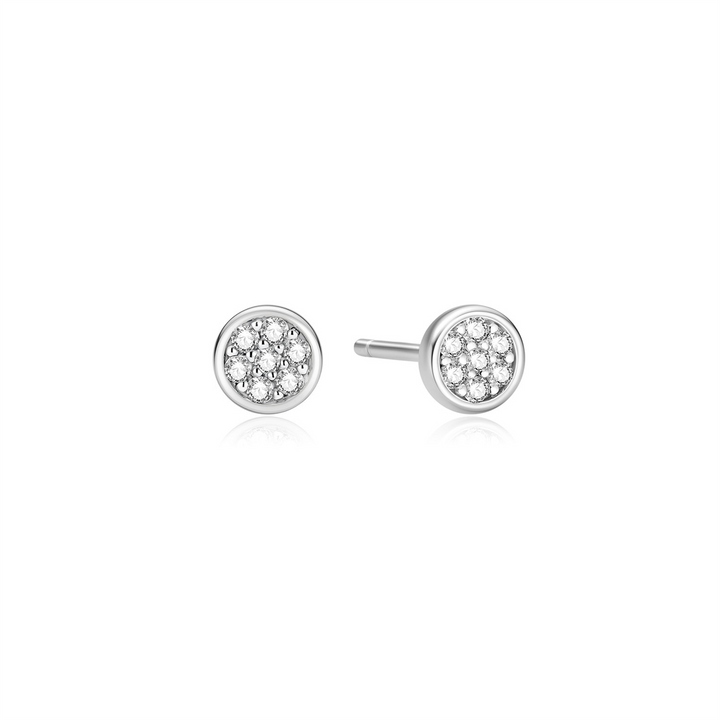 Ania Haie Silver Round Cluster CZ Studs