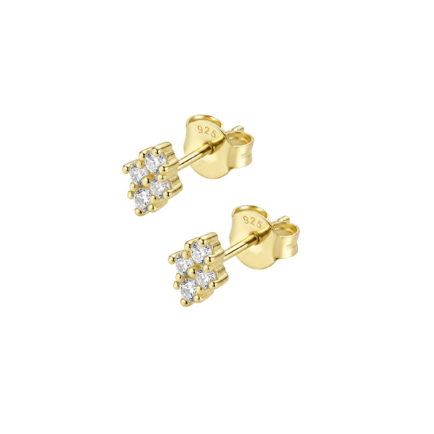 YG Plated CZ Studs
