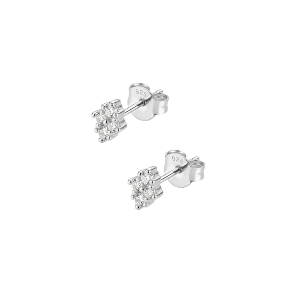 Silver CZ Studs