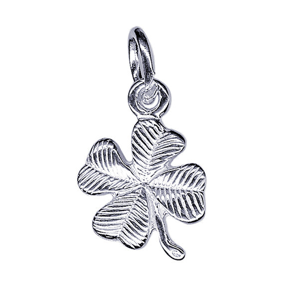 Silver Four Leaf Clover Charm