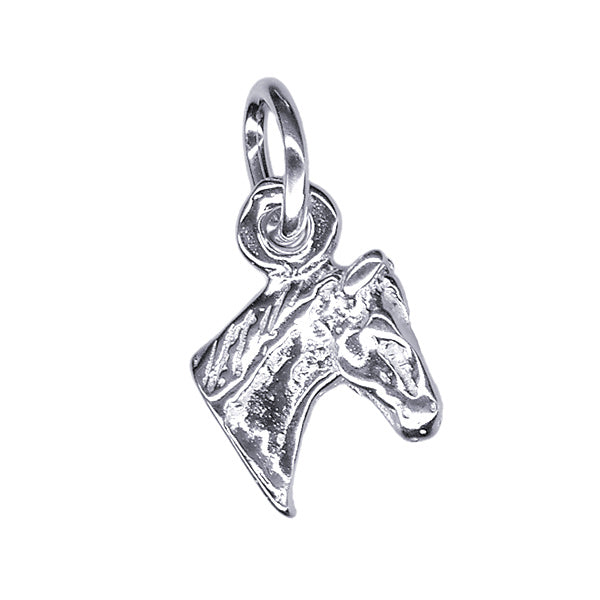 Silver Horsehead Charm