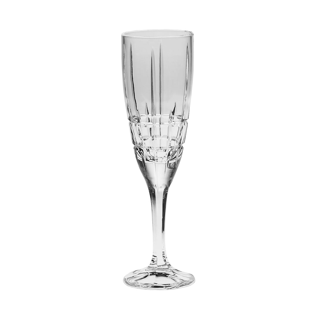 Crystal Champagne Flutes Set Of 6