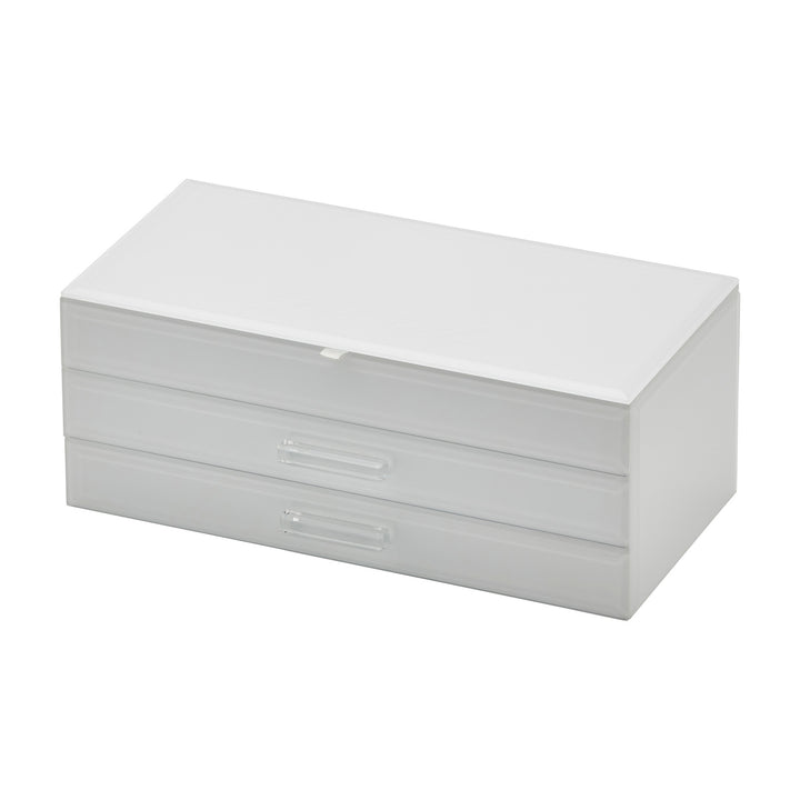 GABRIELLA WHITE LARGE JEWELLERY BOX