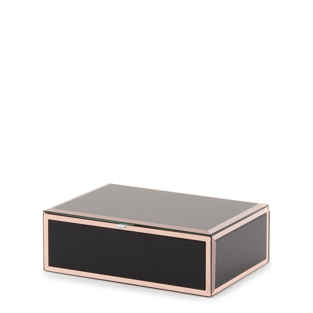 Sara Black Medium Jewellery Box