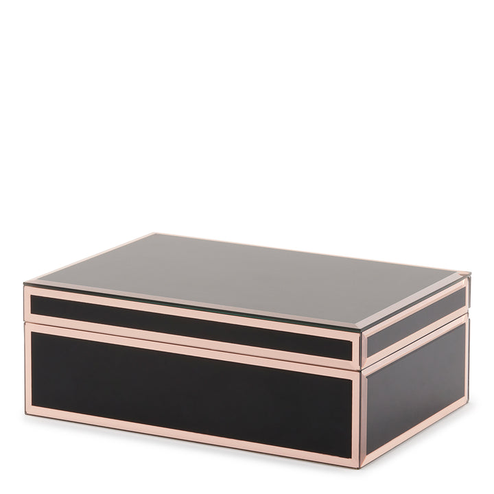 Sara Black Large Jewellery Box