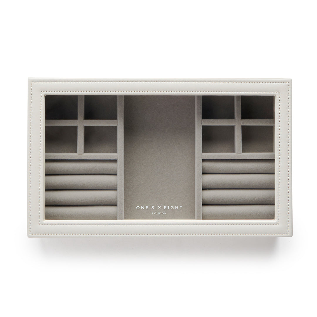 Robyn Cool Grey Large Jewellery Box