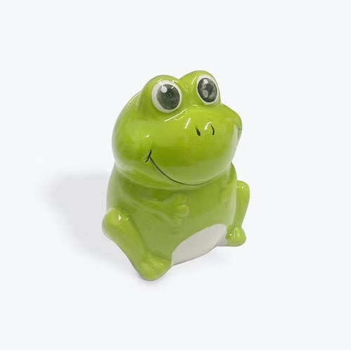 Green Freddie The Frog Money Box