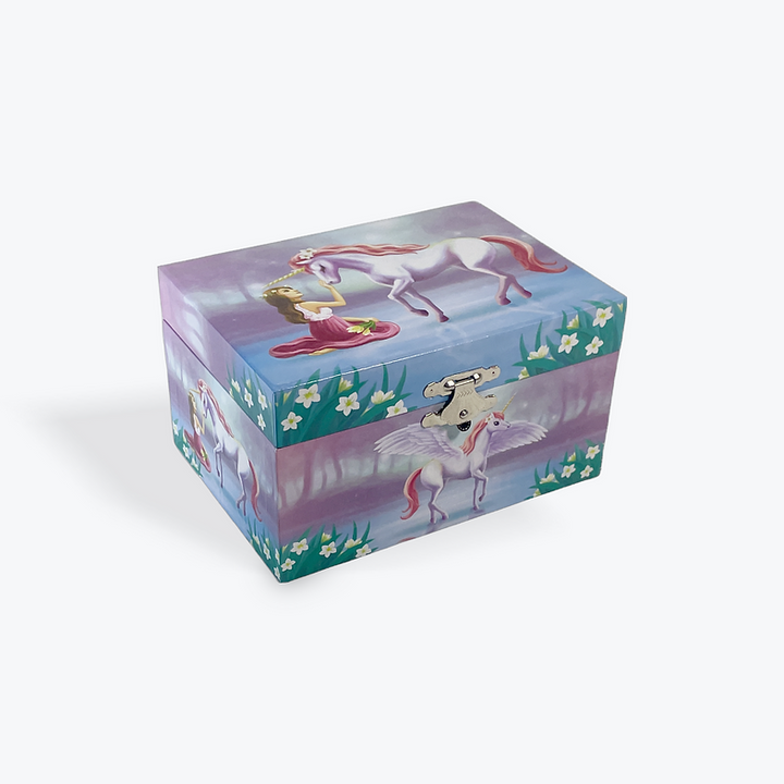 Purple Pegasus Musical Jewellery Box