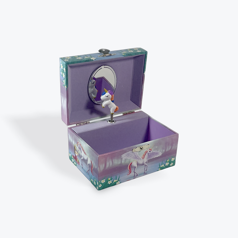 Purple Pegasus Musical Jewellery Box