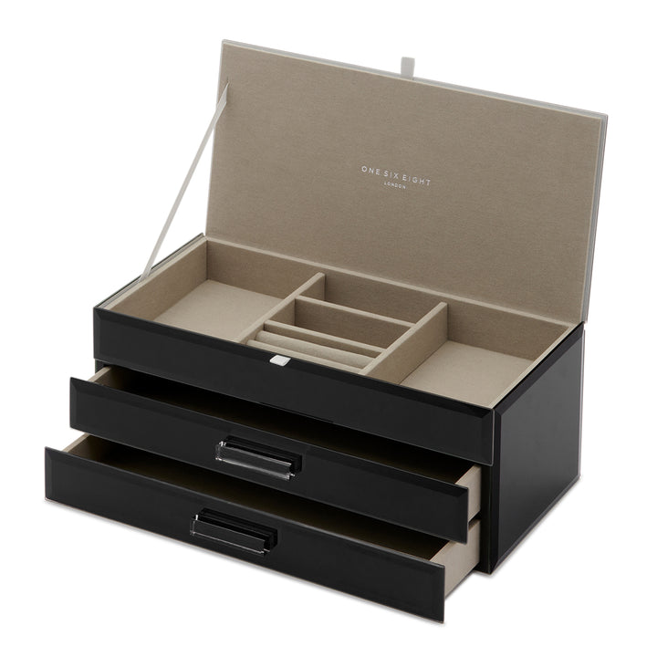 Gabriella Black Medium Jeweller Box