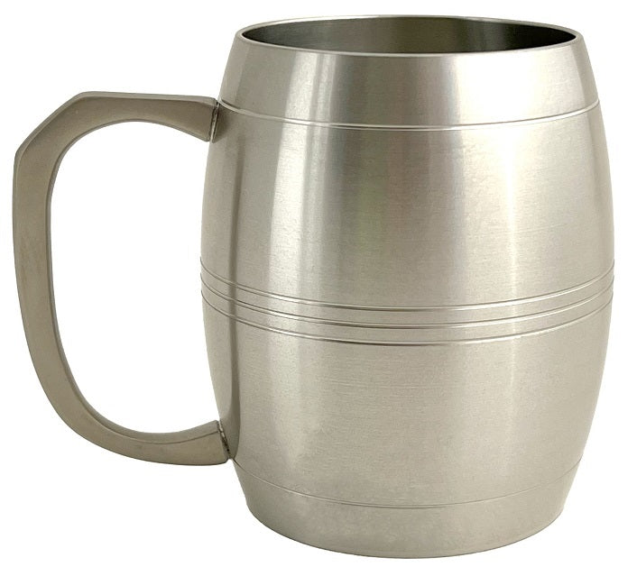 PEWTER MUG BARREL 20OZ