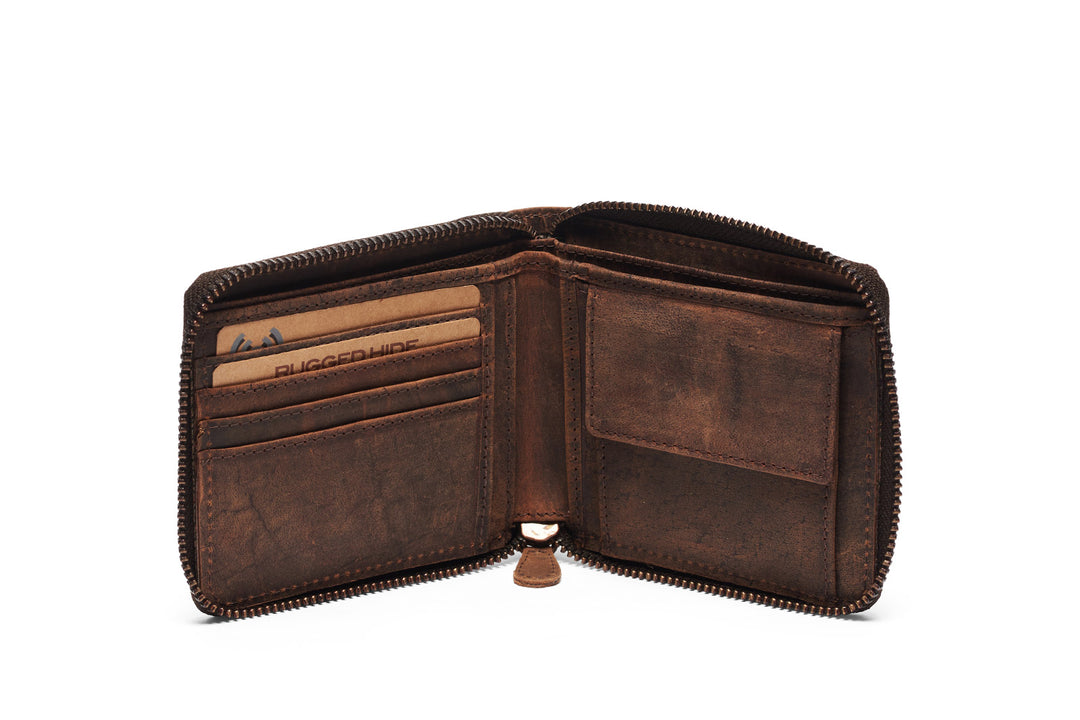 Oran Leather Gents "Bobby" Brown Wallet