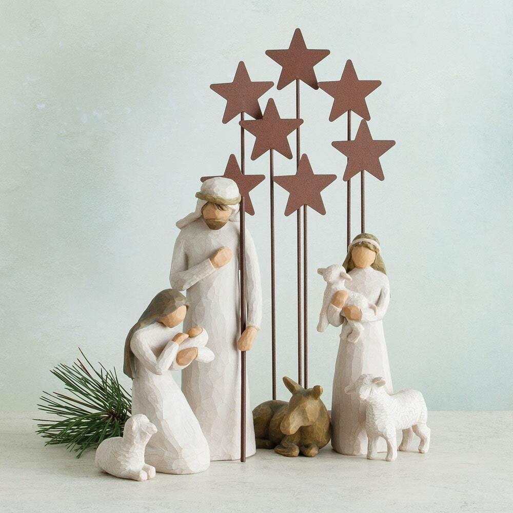 Willow Tree Metal Star Backdrop